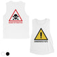 Attractive & Cute Matching Muscle Tank Tops Valentine's Day Gift White