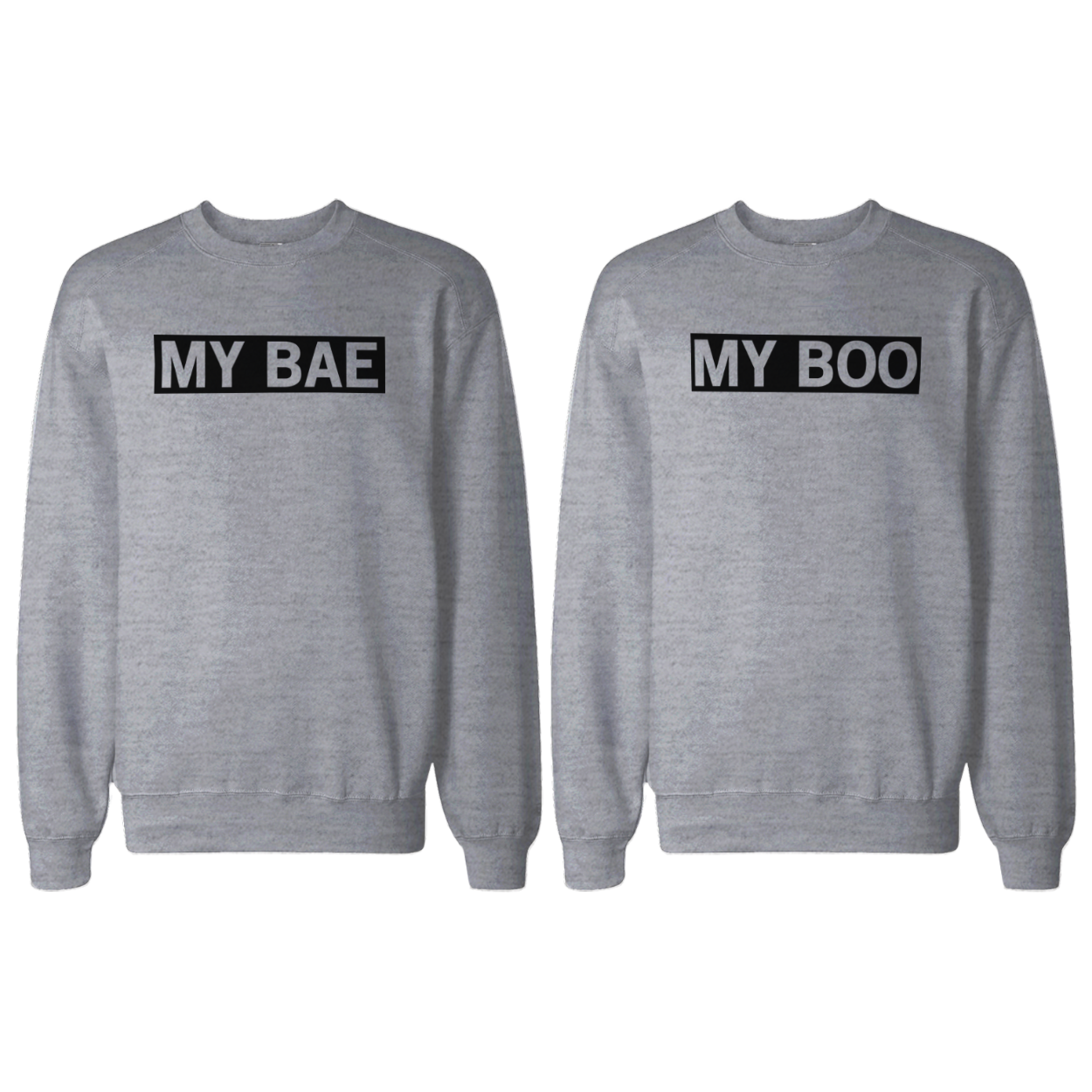 My Bae And My Boo Matching Sweatshirts