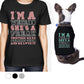 Weirdo Freak Small Pet Owner Matching Gift Outfits For Dog Moms Black