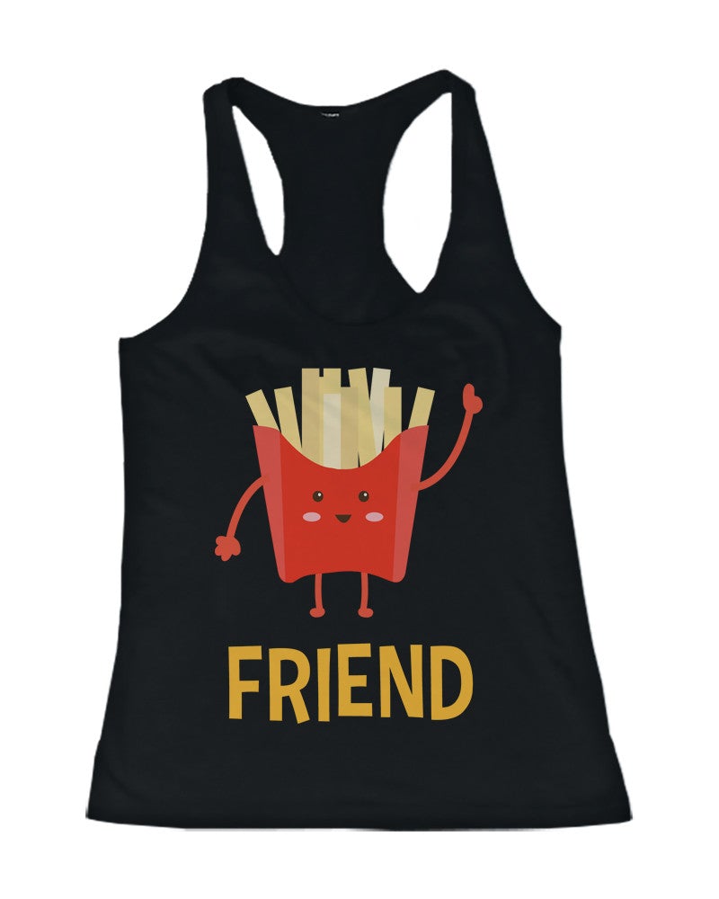 Burger And Fries Bff Tank Tops Best Friend Matching Tanks Sleeveless Shirts - 365 In Love