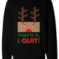 Angry Rudolph Funny Graphic Sweatshirt