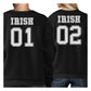 Irish 01 Irish 02 Cute Couple Matching Sweatshirt For Irish Couples - 365 In Love