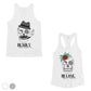 Deadly In Love Matching Couple Tank Tops White