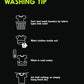 Poop Buddies BFF Matching Peach Shirts Washing Tip