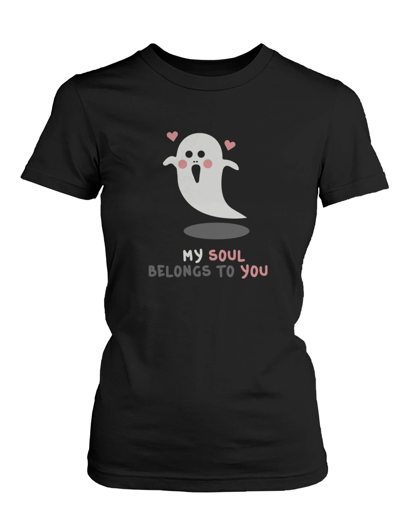 Ghost And Death Eater Couple T Shirts Women
