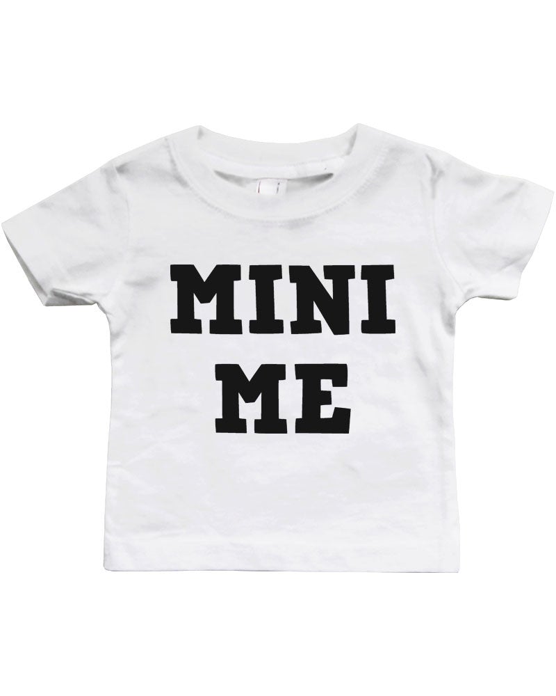 Daddy And Baby Matching T-Shirt Set - Mini Me Infant White Tee - 365 In Love